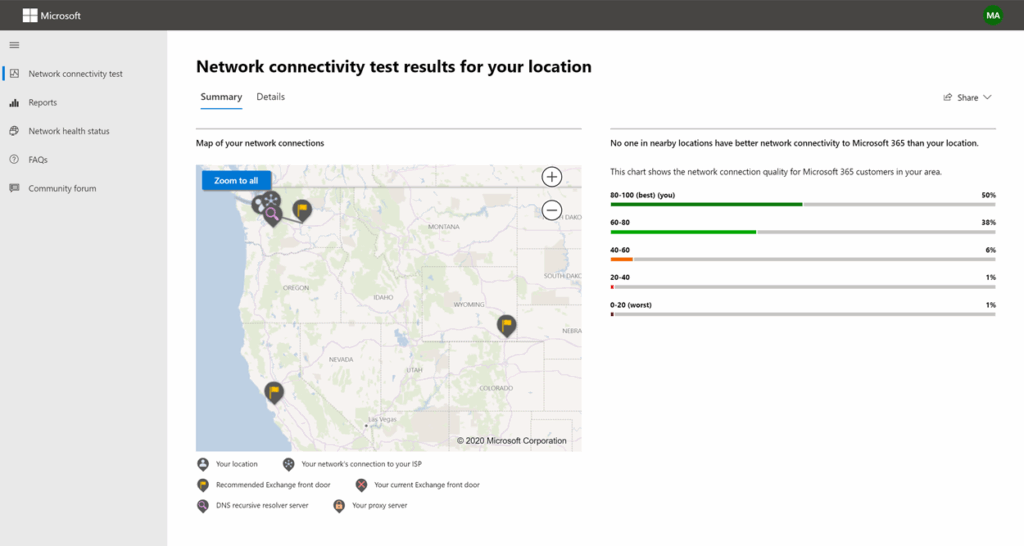 Microsoft 365 Connectivity Test Tool Makes Local Troubleshooting Easier  - Admin Center