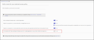 Bilateral Chat Policy 