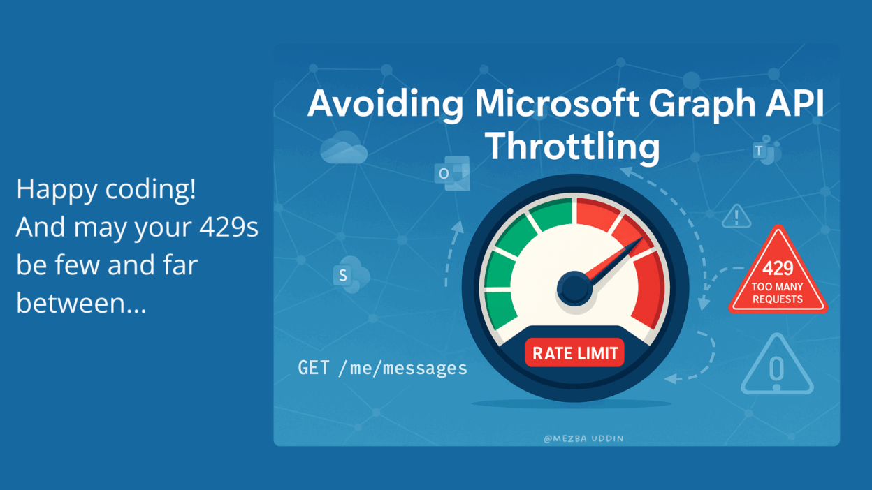 How to Avoid Microsoft Graph API Throttling
