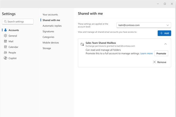 How to Add a Shared Mailbox as an Account in New Outlook - Microsoft 365