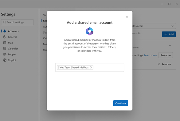 How to Add a Shared Mailbox as an Account in New Outlook - Microsoft 365