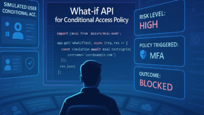 Test Conditional Access Policy using What-if API