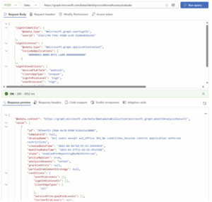 What‑If Evaluation API