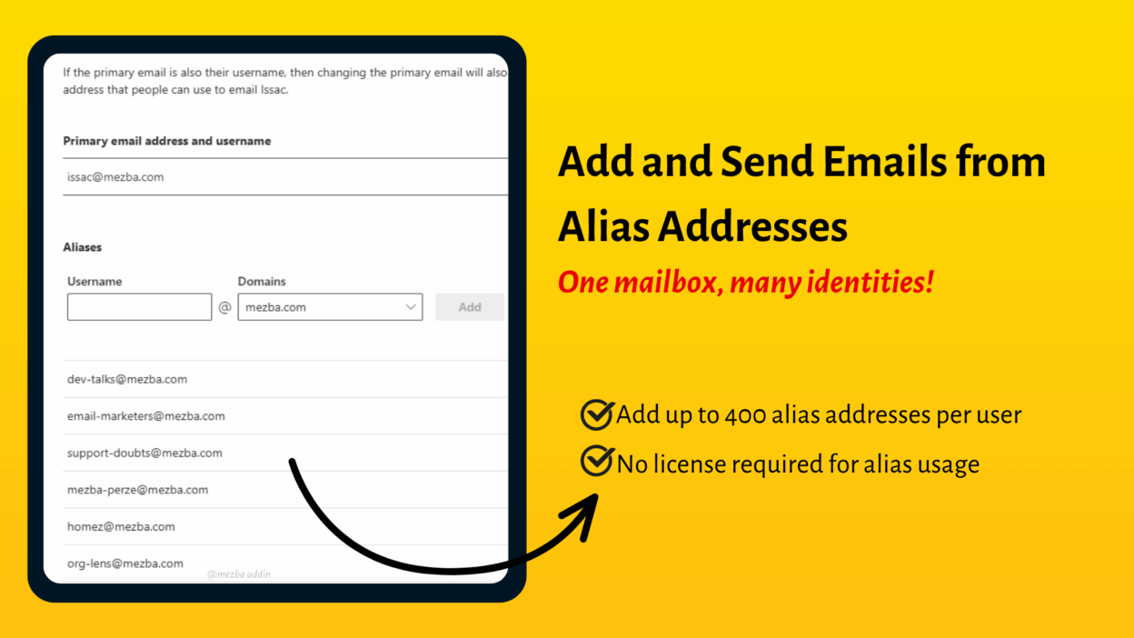 How to Add and Send Emails from Alias Addresses