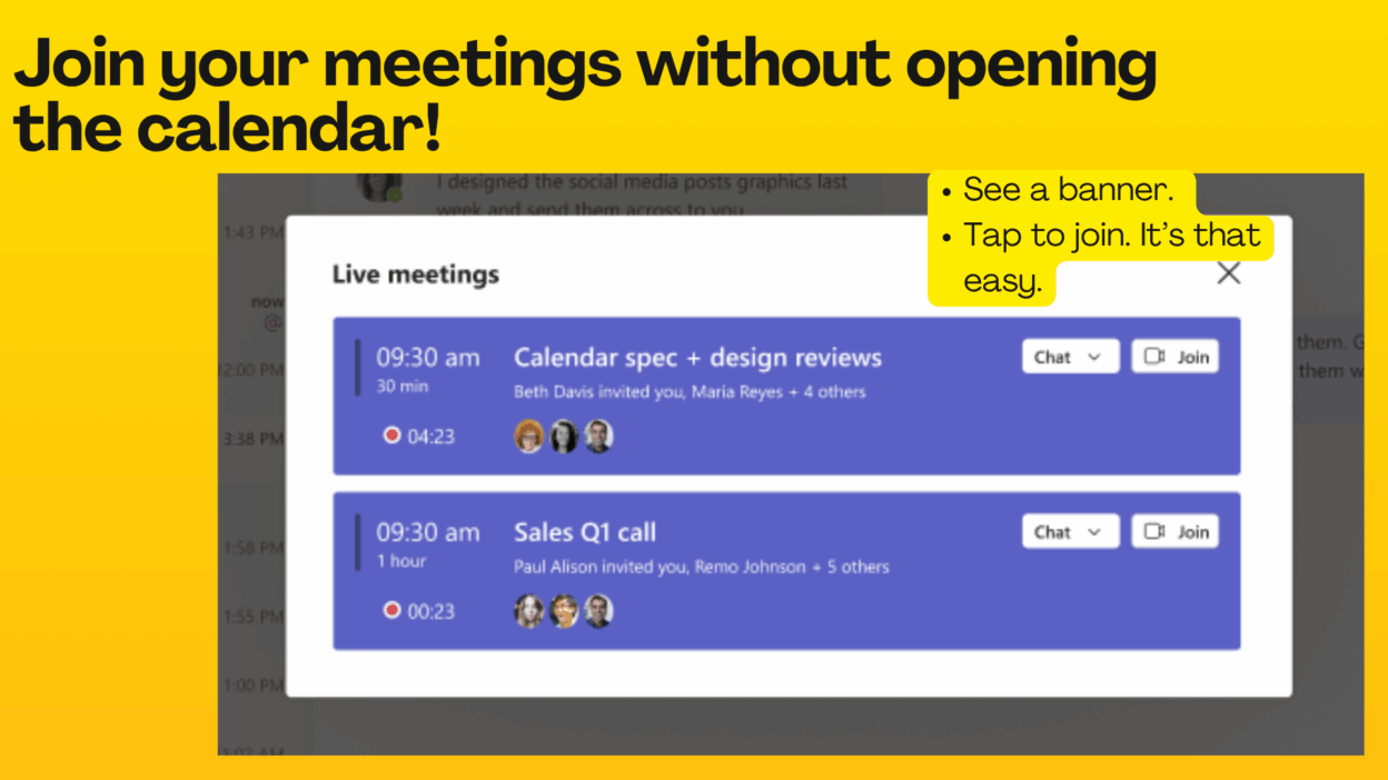 Meeting Join Banner in Microsoft Teams meetings