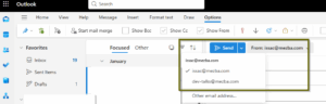 Send Email from Alias in Outlook