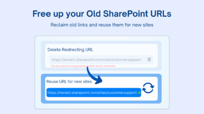 Manage Site Redirects in SharePoint Online