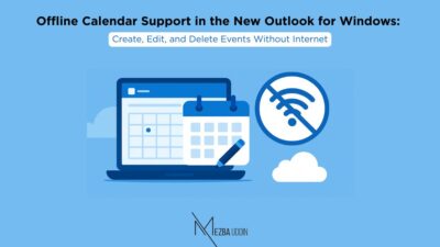 Offline Calendar Support in the New Outlook