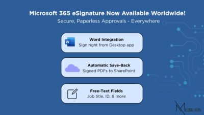 Microsoft 365 eSignature”