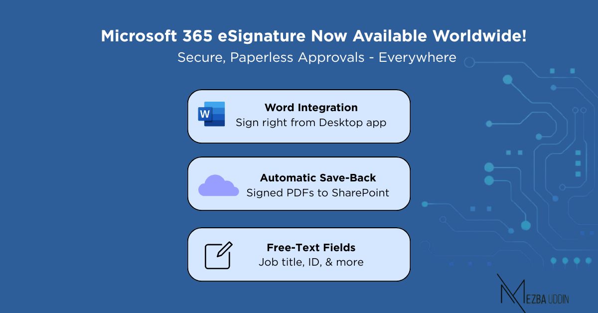 Microsoft 365 eSignature”