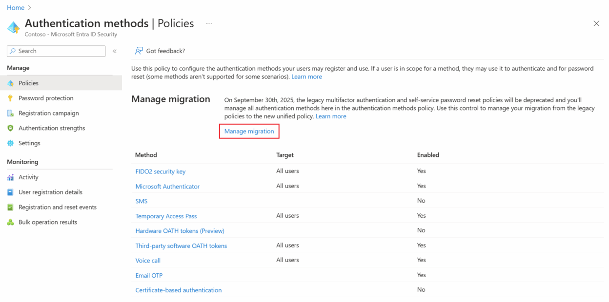 Migration In Progress Legacy MFA and SSPR Policies Retirement: How to Migrate to ...