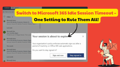 Microsoft 365 idle session timeout