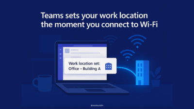 Teams auto set location