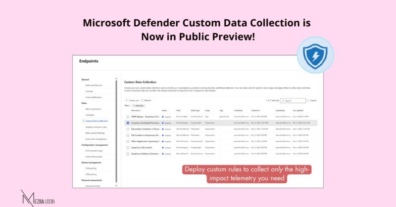 Custom Telemetry in Microsoft Defender for Endpoint Now in Public ...