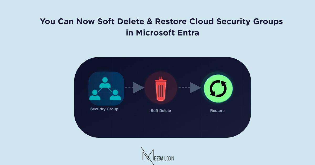 Soft Delete & Restore Now Possible for Cloud Security Groups -