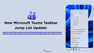 Taskbar Jump List
