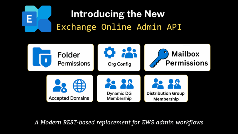 The New Exchange Online Admin API - Mezba Uddin