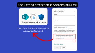 Extend Protection in SharePoint