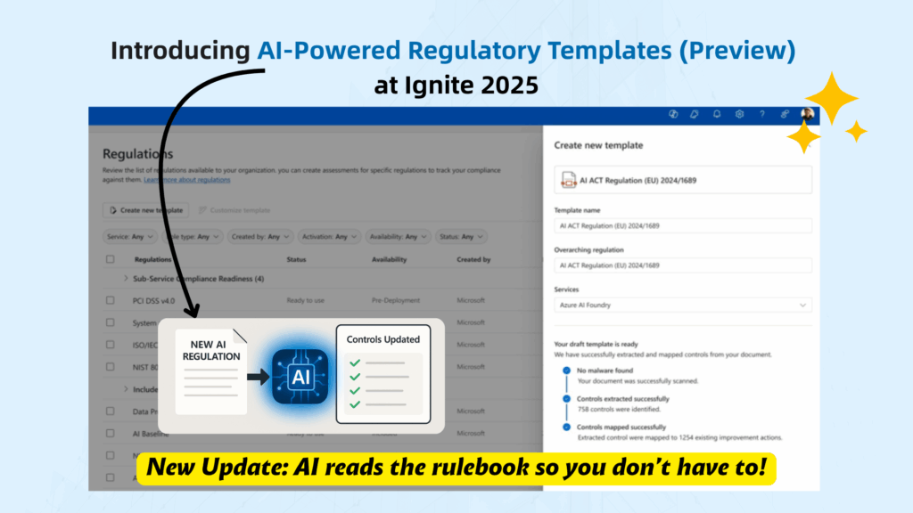 AI-powered Regulatory Templates in Microsoft Purview - Mezba Uddin