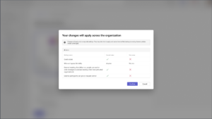 New Unified External Collaboration Settings in Microsoft Teams Admin Center 5 changes page