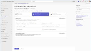 New Unified External Collaboration Settings in Microsoft Teams Admin Center 3 controlled mode in Teams External Setting