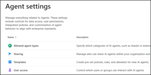 Manage User Access to Copilot Agents in Microsoft 365 2 user access in agents settings