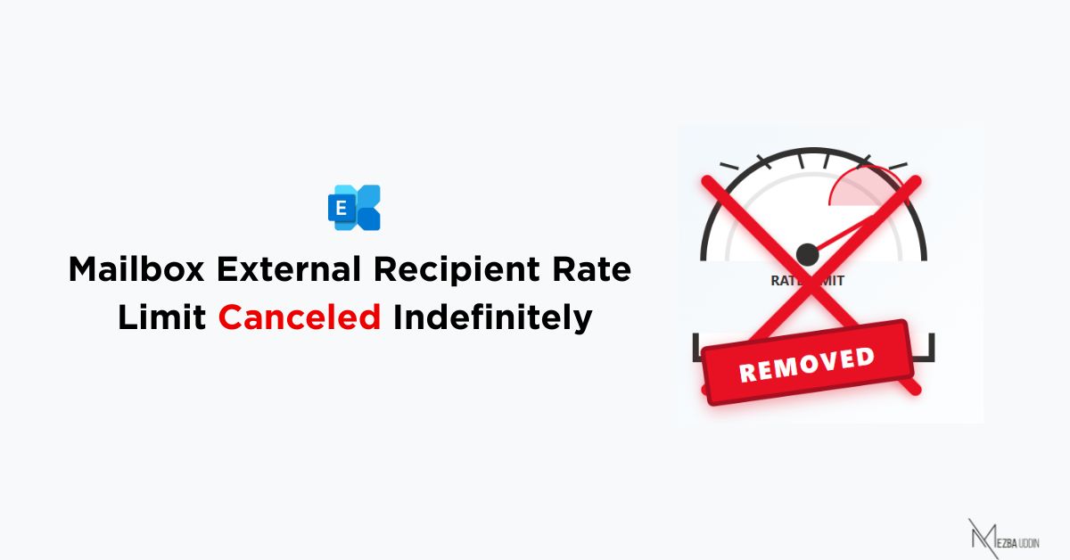 External Recipient Rate Limit