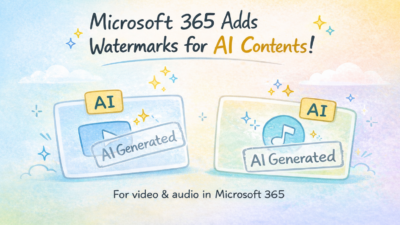 Add watermark to ai generated content in microsoft 365
