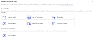 Quick Step in SharePoint Online: Automate Without Building a Single Flow 2 Manage Quick Steps in SharePoint Online