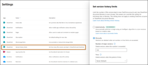 What to Do When SharePoint Storage Is Full 4 3 intelligent versioning in sharepoint online