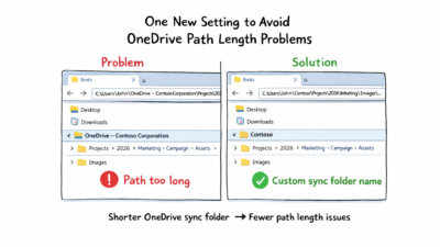 How to Fix OneDrive Path Length Issues Using the Custom Sync Folder Name Policy