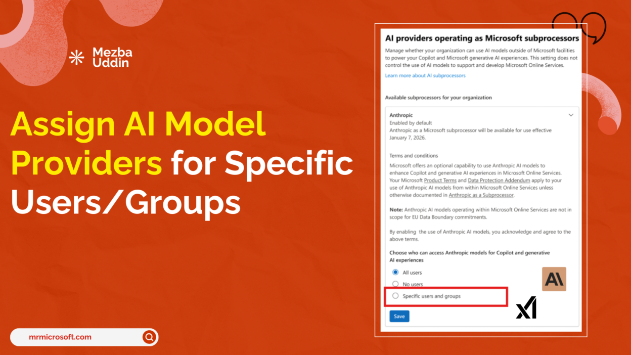 Assign AI Model Access for specific users/groups