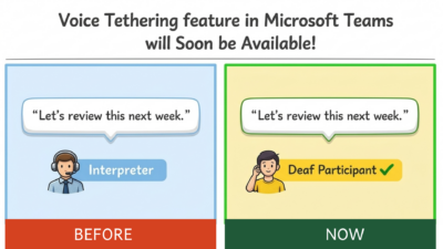 Microsoft Teams Introduces Voice Tethering for Sign Language Interpreters