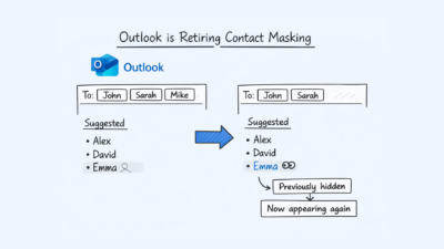 Contact Masking in Outlook
