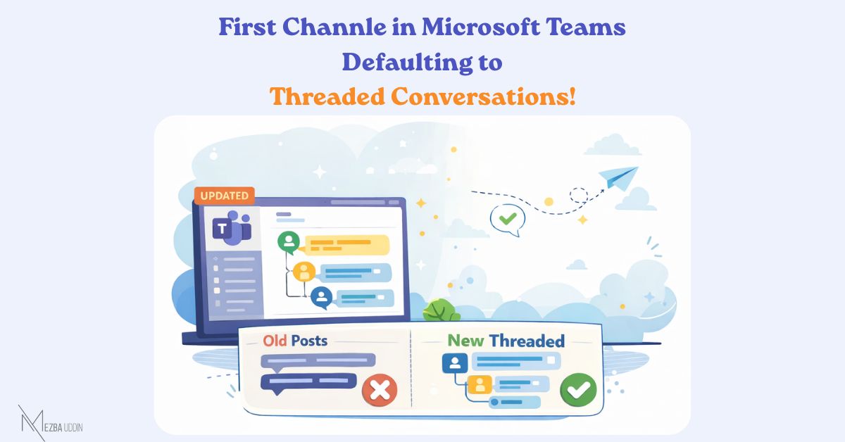 Teams threaded conversations