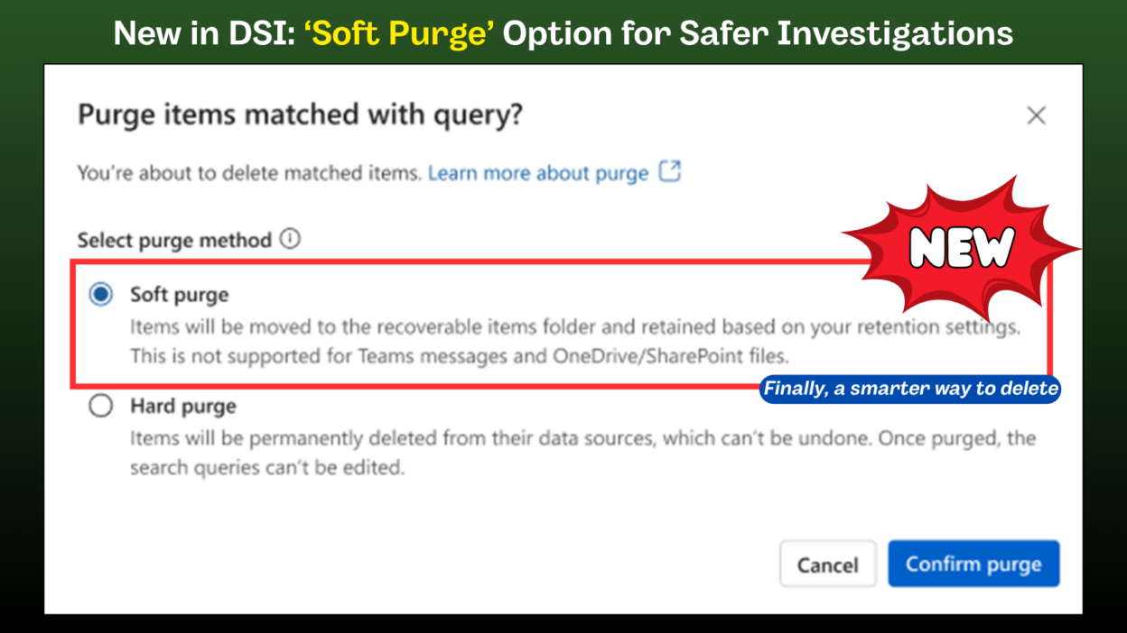 soft purge in microsoft purvieww