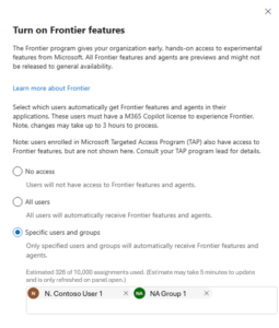 How to Manage Frontier Admin Control in Microsoft 365 Admin Center 3 How to Manage Frontier Admin Control in Microsoft 365 Admin Center - How-to