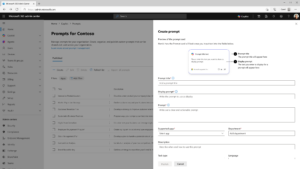 Create and Publish Organization Prompts to Copilot Chat 2 Create Organization Prompts