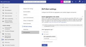 Microsoft Purview DLP: User-Based Alert Aggregation 2 Microsoft Purview DLP: User-Based Alert Aggregation -
