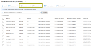 How to Restore Deleted Devices in Microsoft Entra ID Using Soft Delete 2 view deleted devices entra
