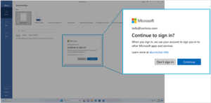 How to Automatically Accept SSO Permissions on Managed Windows 11 Devices 2 continue to sign in prompt