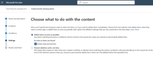 Microsoft Purview Priority Cleanup: Balancing Retention and Permanent Deletion 2 Microsoft Purview Priority Cleanup: Balancing Retention and Permanent Deletion - Onedrive
