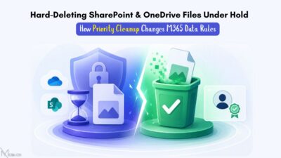 How Priority Cleanup Changes M365 Data Rules