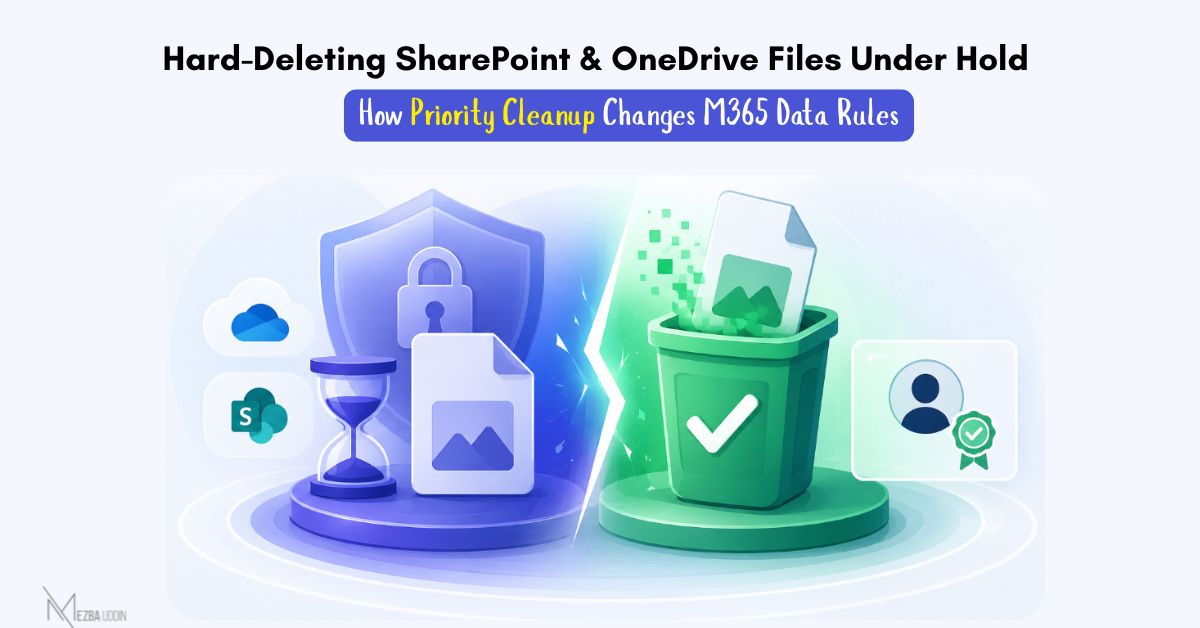 How Priority Cleanup Changes M365 Data Rules
