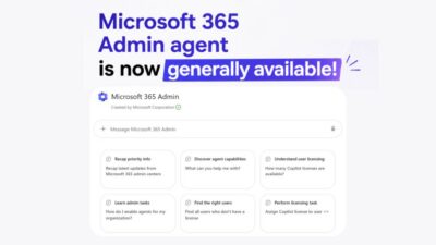 Microsoft 365 admin agent