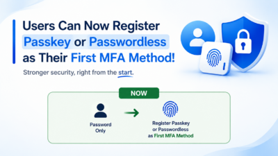 Passkey as First MFA