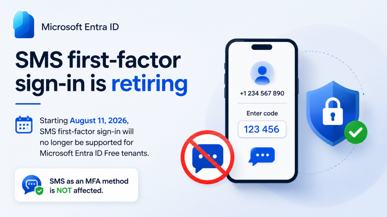 SMS first-factor sign-in retirement