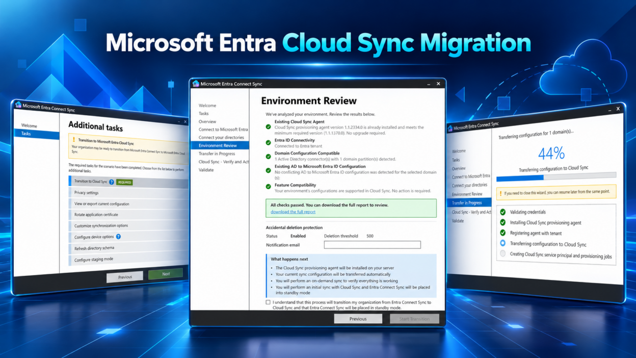 Microsoft Entra Cloud Sync Migration